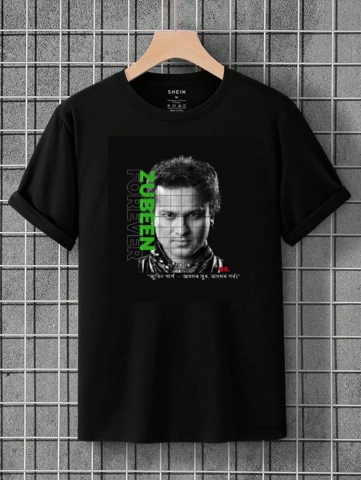 “Zubeen Forever” Black Tribute T-Shirt | Trendivine ZG Exclusive